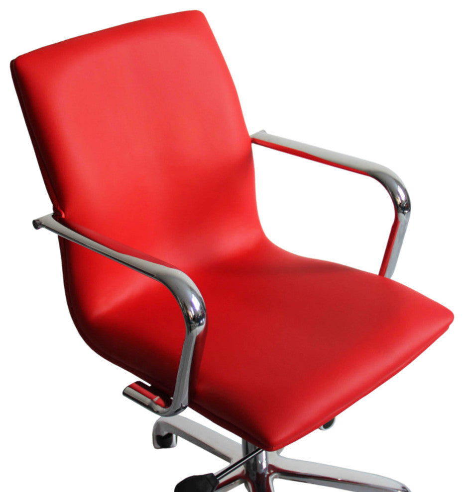 Modern Classics Confreto Conference Office Chair Mid Back, Red