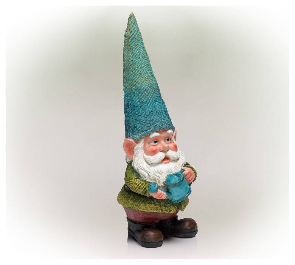 Gnome Holding a Watering Can Statue