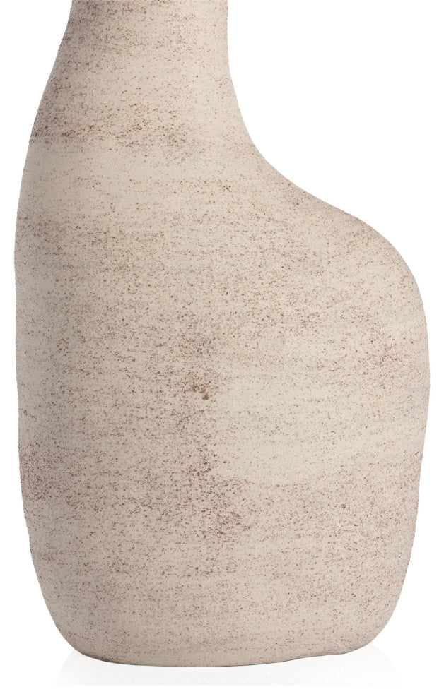 Arid Vase-Distressed Cream