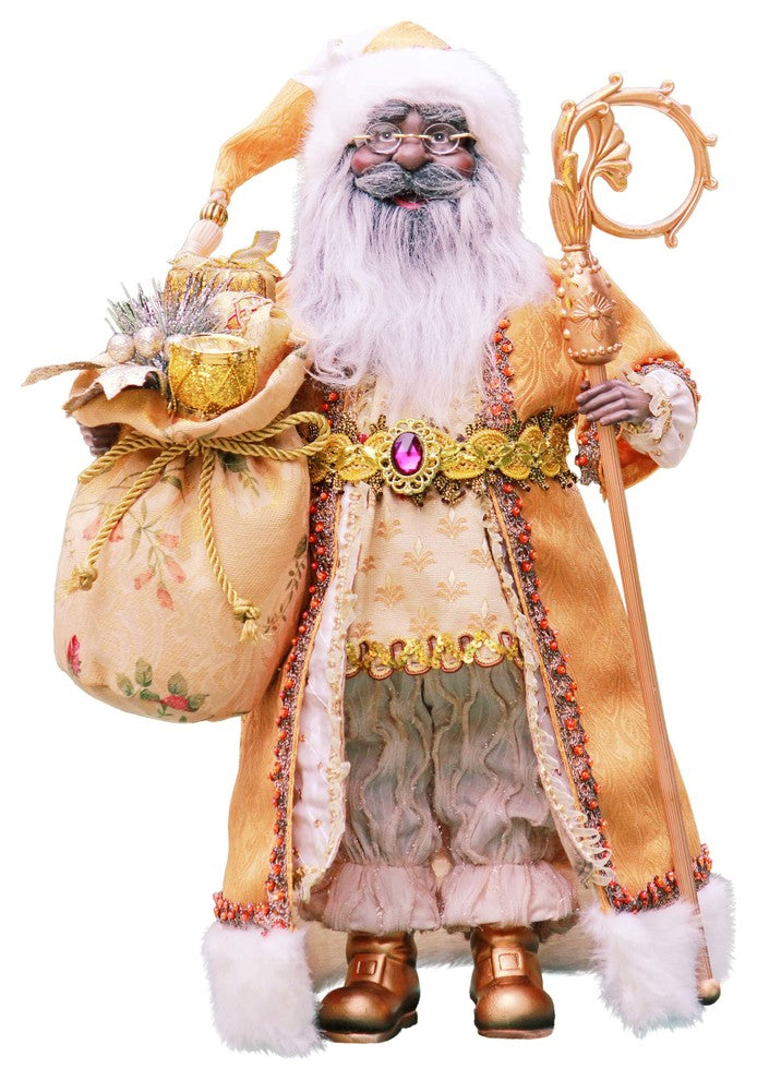 16" Gold Santa, Ethnic