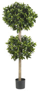 57" Sweet Bay Double Ball Topiary Silk Tree