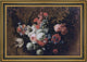 JanBaptist Bosschaert Garland of Flowers Framed Premium Canvas Print, 16"x24"