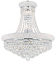 Empire 14 Light Down Chandelier With Chrome Finish