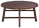 Paisley Cocktail Table Brown