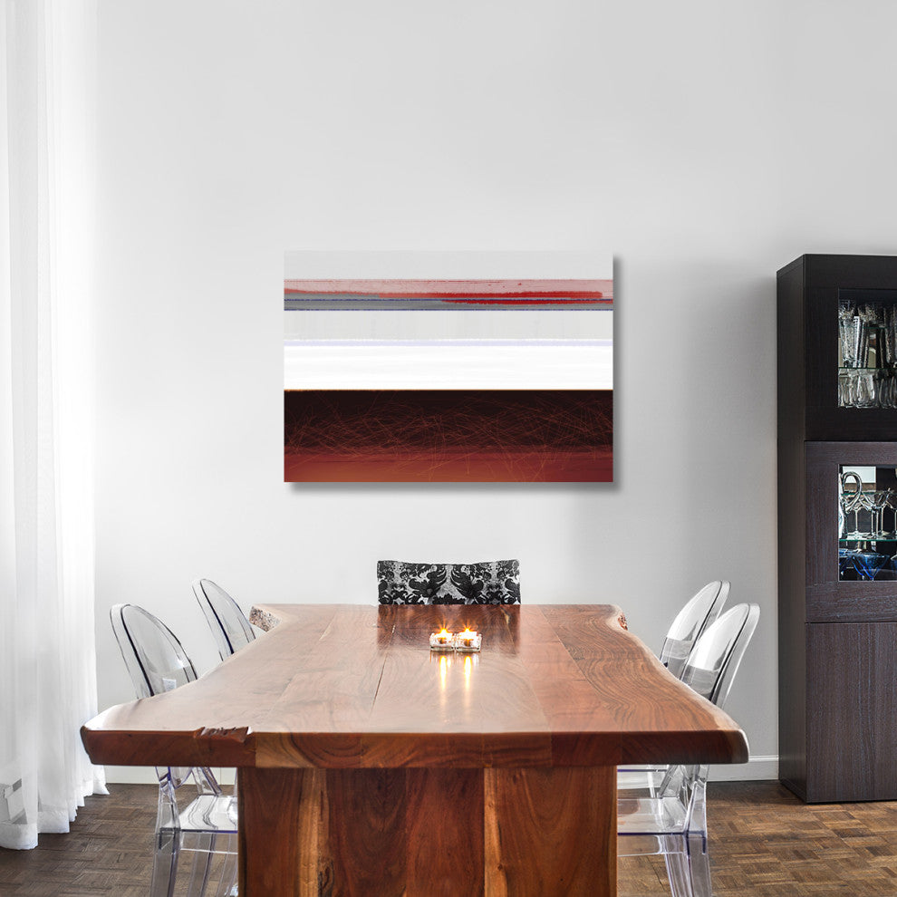"Abstract Brown And White" Fine Art Print