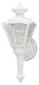 Westinghouse 66984 One-Light Exterior Wall Lantern, White Textured