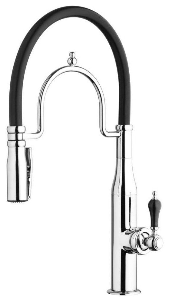 LaToscana Botticelli Single Handle Pull Out Faucet, Chrome