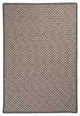 Natural Wool Houndstooth HD32 Latte Modern Area Rug, Rectangular 2'x3'