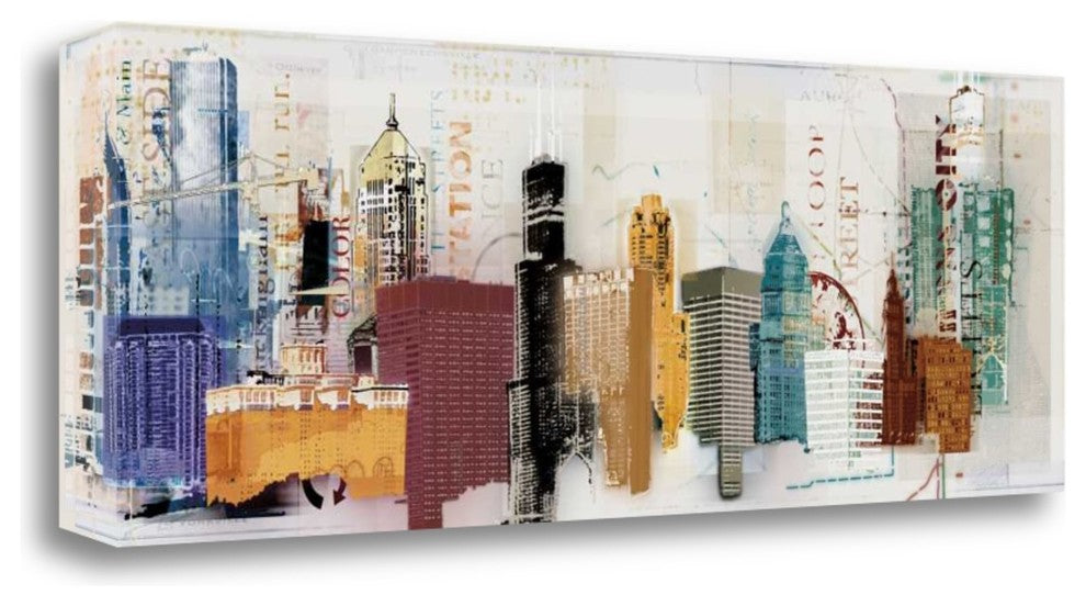 "Urban Design" By Noah, Giclee Print on Gallery Wrap Canvas, Ready to Hang