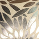 Pillow Decor - Metallic Floral Cream Rectangular Throw Pillow
