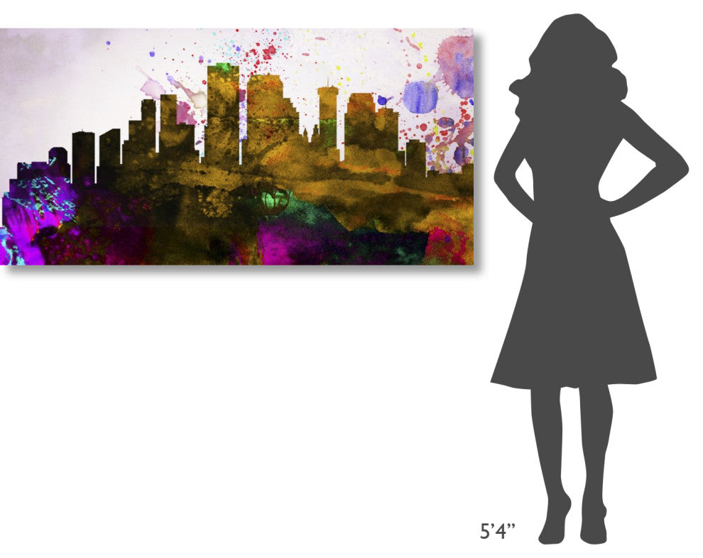 "New Orleans City Skyline" Fine Art Print