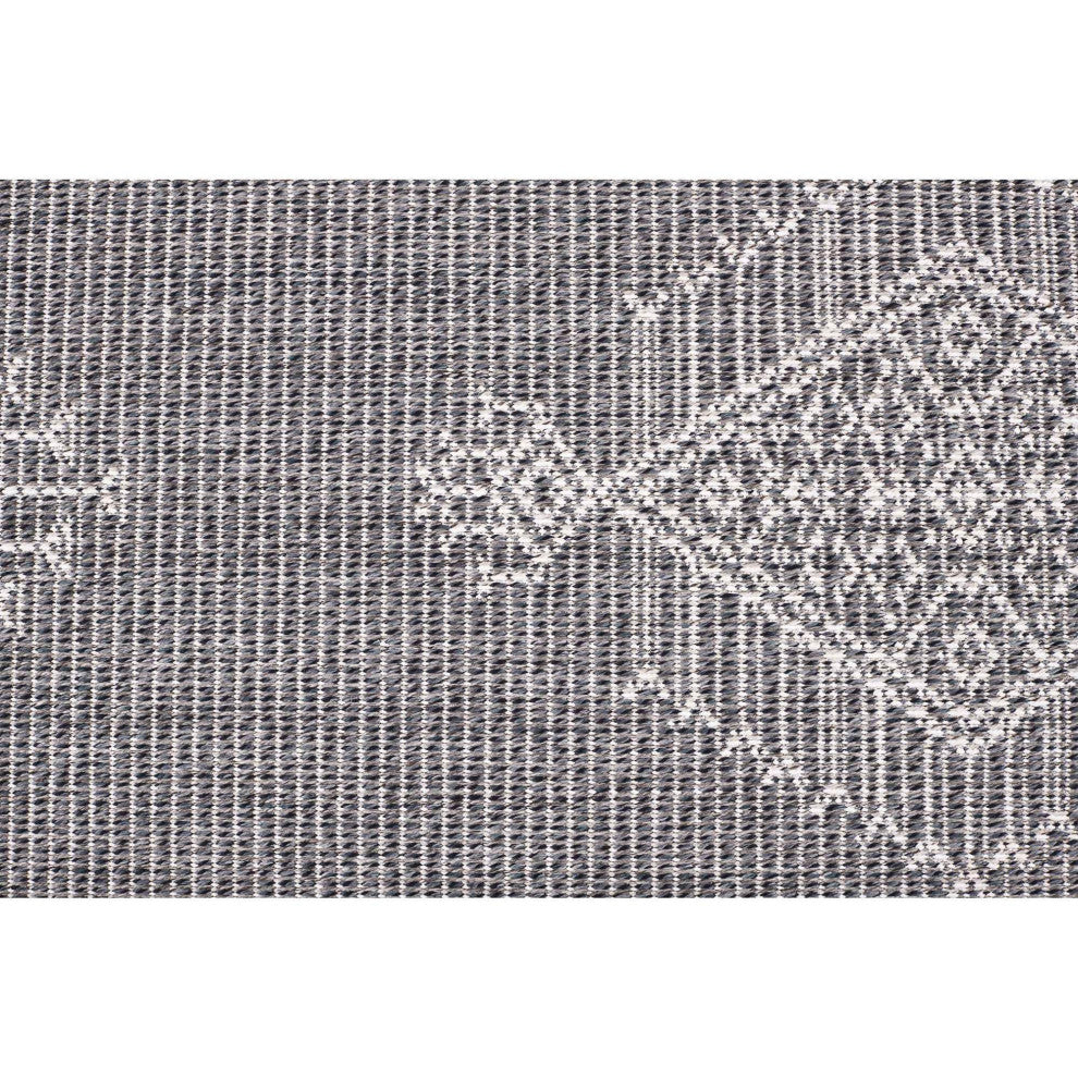 Pavilion Medallion Area Rug, Gray, 8'10"x11'10"