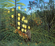 Henri Rousseau Combat of a Tiger and a Buffalo - 20" x 25" Premium Canvas Print