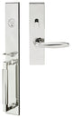 Summer Lever, Mortise Entry Handleset, Right Hand, Polished Stainless Steel