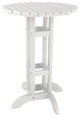 Round 30" Diameter Bar Dining Table, White