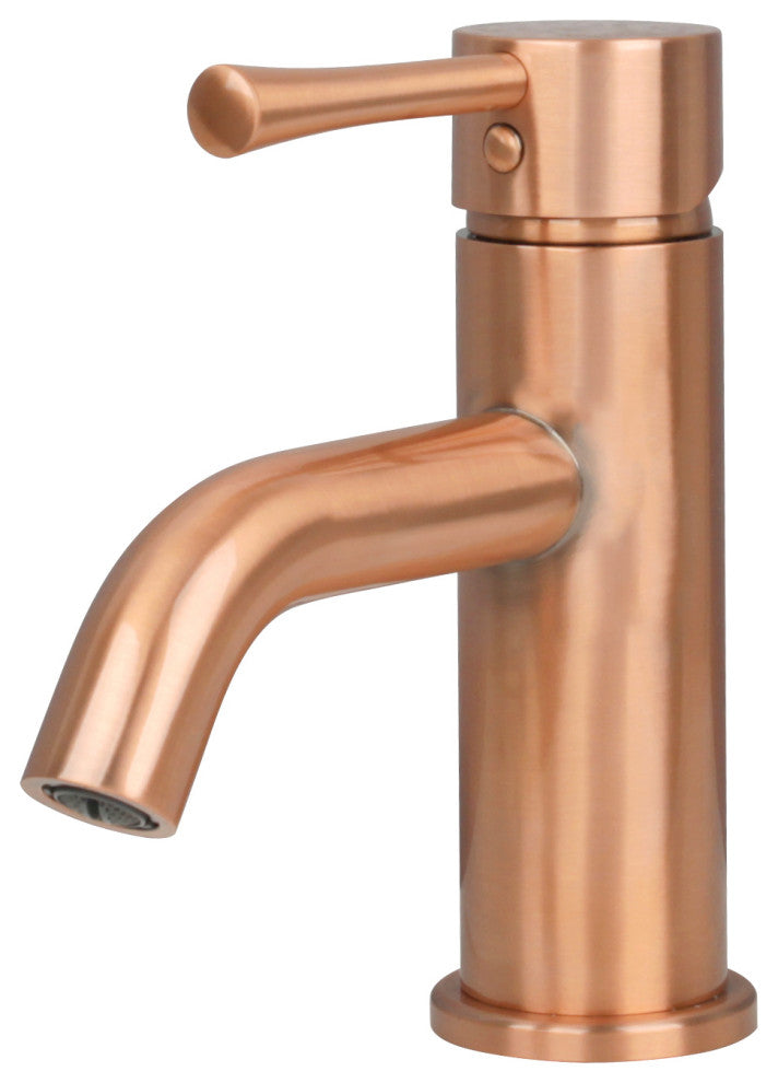 One-Handle Copper Bathroom Sink Faucet