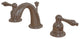 Kingston Brass Widespread Bathroom Faucet With Retail Pop-Up, Oil Rubbed Bronze