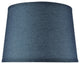 32306, Hardback Empire Shaped Spider Lamp Shade, Washing Blue, 12"x14"x10"