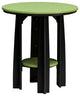 Poly Balcony Table, Lime Green & Black