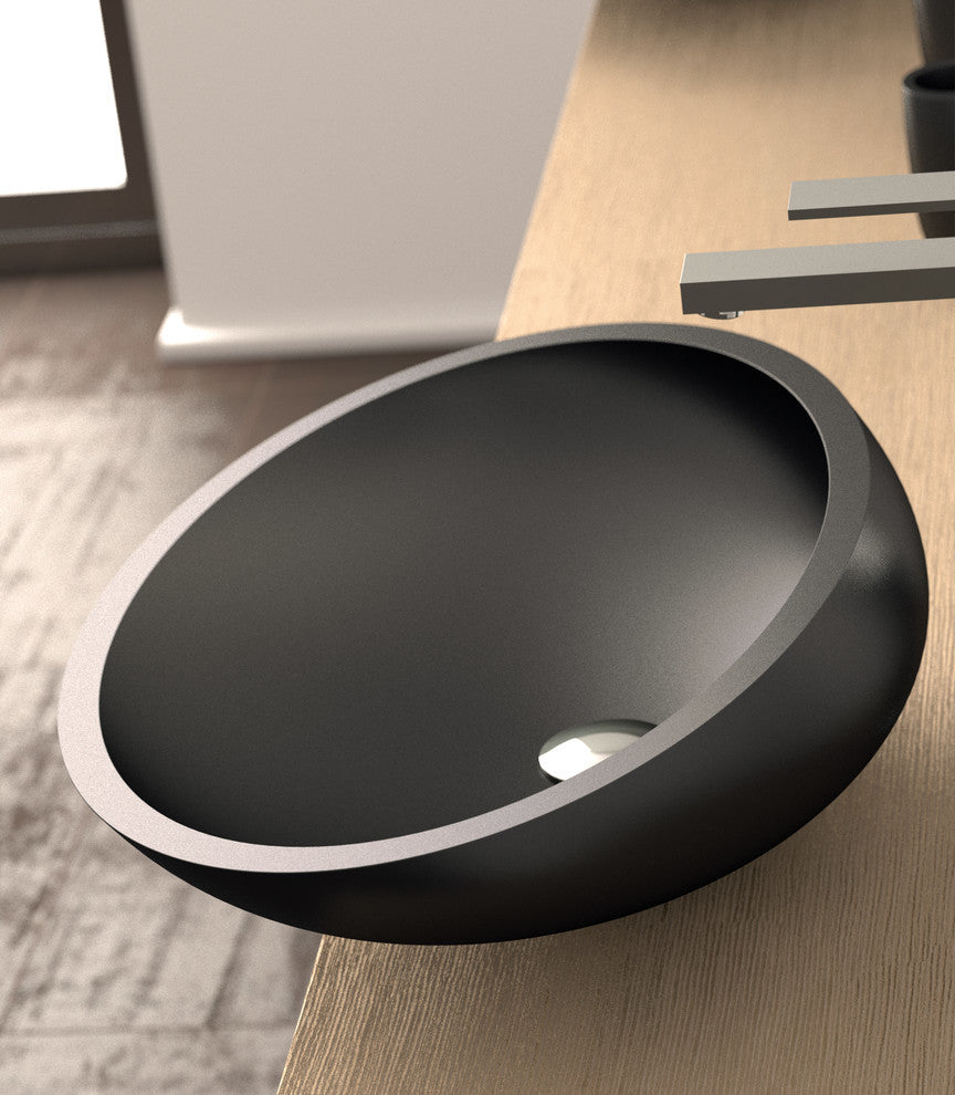 Elecktra Modern Sink, Black