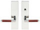 Cabernet Lever, Tubular Passage, Privacy Bolt, LH, Polished Stainless Steel