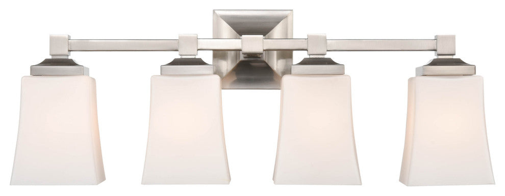 Brighton Vanity Wall Sconce 4 Light, Polished Chrome