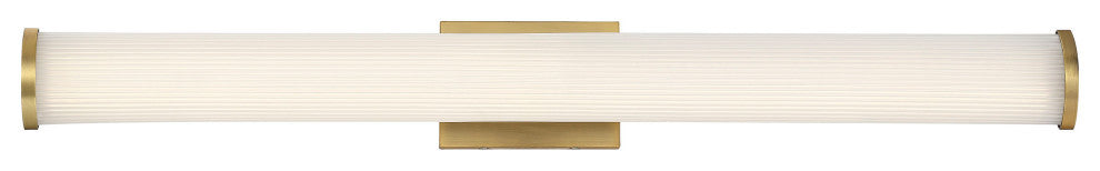 Lena LED Vanity, Brushed Brass