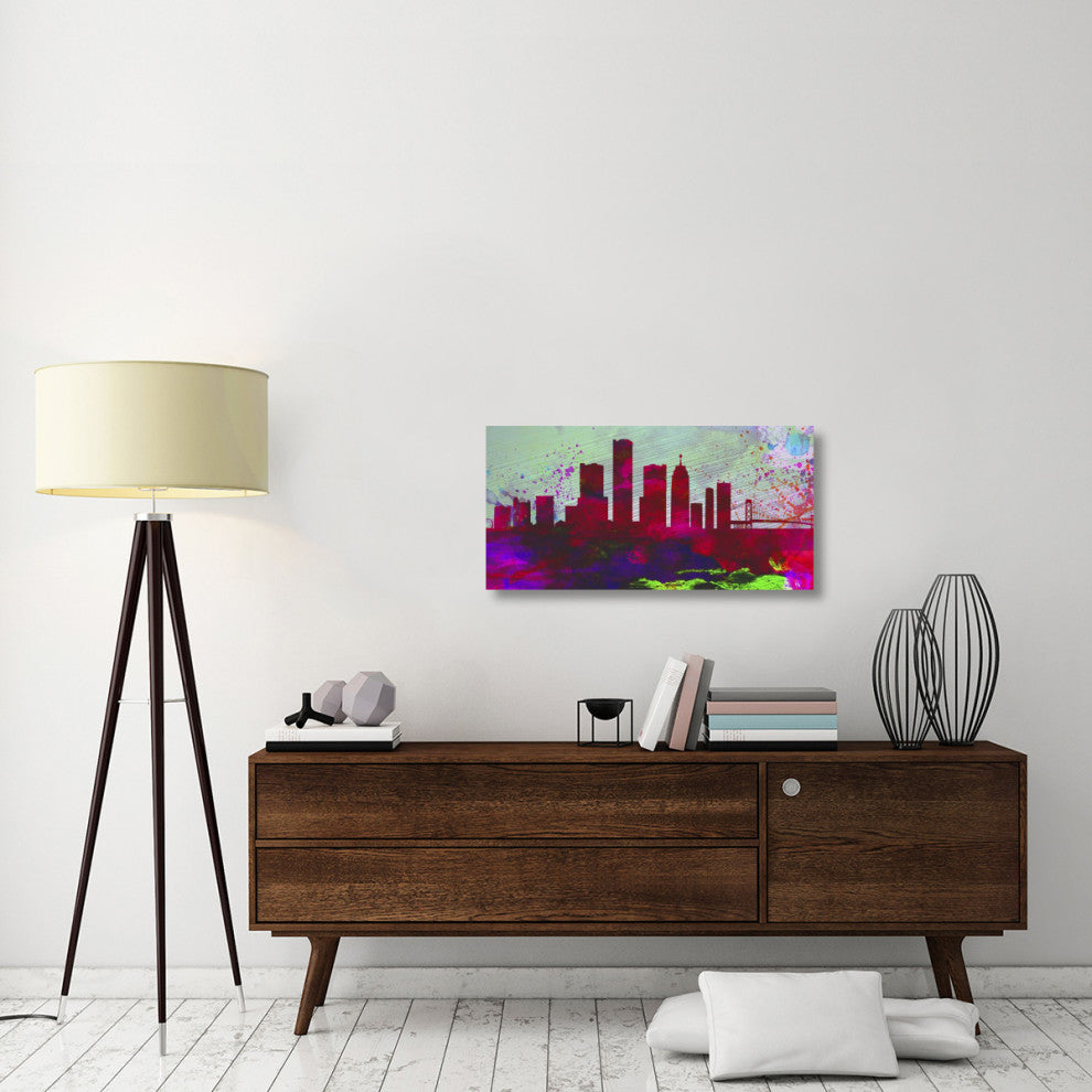 "Detroit City Skyline" Fine Art Print