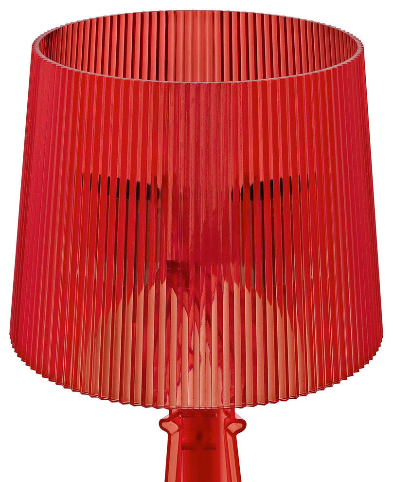 Modern Contemporary Living Room Acrylic Table Lamp Red