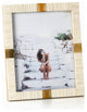 Maha Bone With Brass Trim 8"x 10" Picture Frame