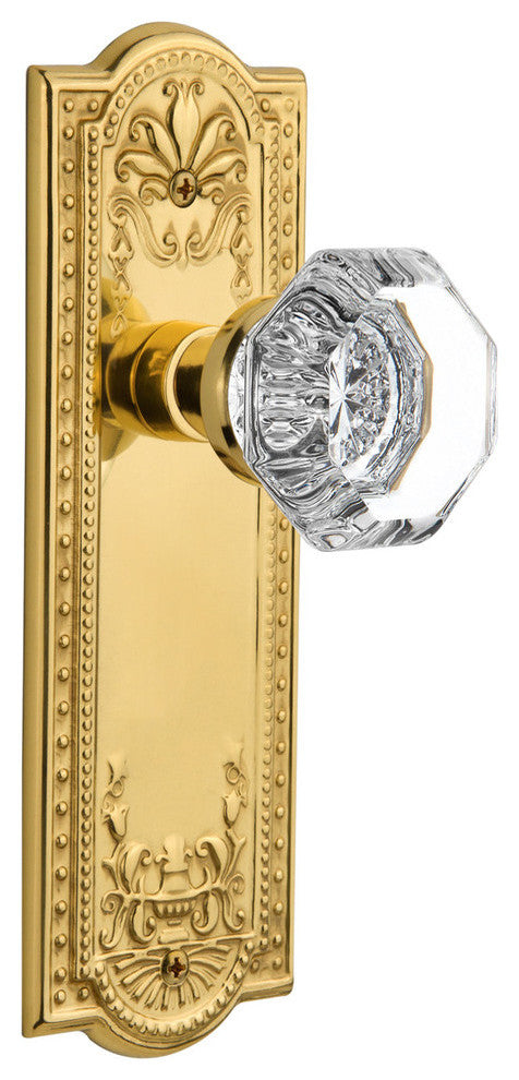 Meadows Plate Passage Waldorf Knob, Unlacquered Brass