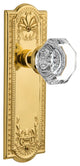 Meadows Plate Passage Waldorf Knob, Unlacquered Brass
