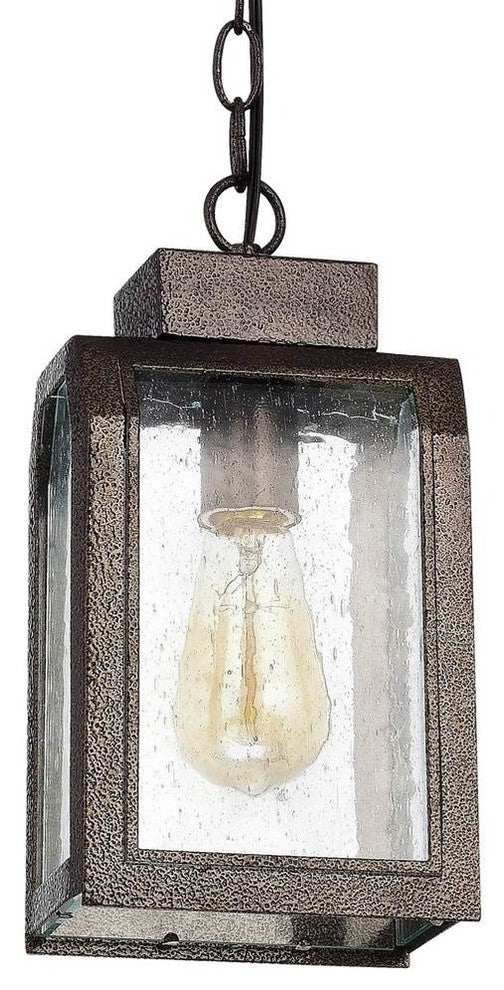 Chloe Lighting Milton Industrial Antique Gold 1 Light Mini Pendant