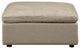 Dante Ottoman Upholstered, Top Grain Italian Leather