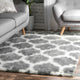 Nuloom Faux Sheepskin Shaunna Rug, Grey 5'Square