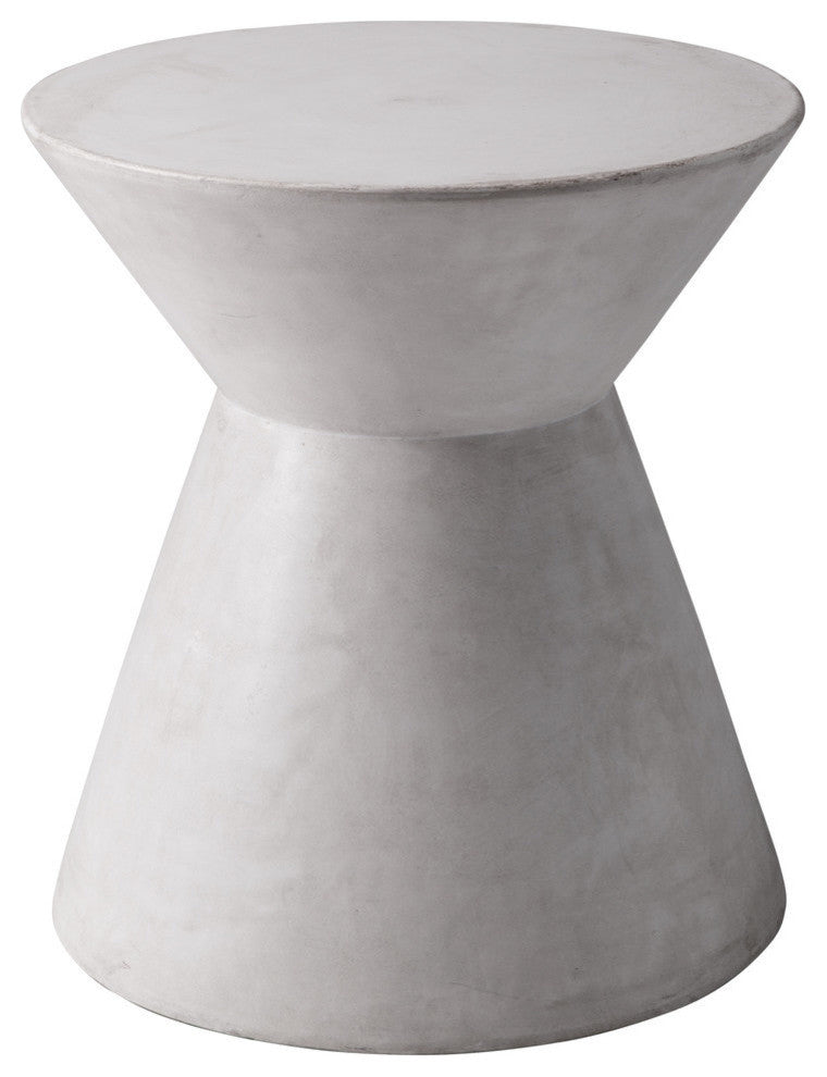 Astley End Table, White