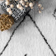 Nuloom Hand Tufted Beaulah Shag Contemporary Area Rug, White 7'6"x9'6"
