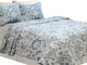 Ashley Winter Sky 100% Cotton 3-Piece Full/Queen-Size Quilt Set