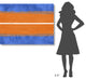 "Blue And Orange Abstract Theme 4" Fine Art Print