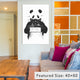 "Bad Panda" by Balazs Solti, 40x26x1.5"