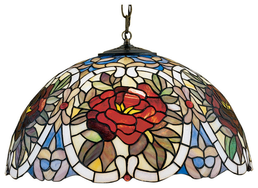 Meyda lighting 27600 20" Wide Renaissance Rose Pendant