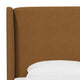 Queen Wingback Headboard, Zuma Amber