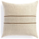 Handwoven Merido Pillow, Beige, 20"x20"