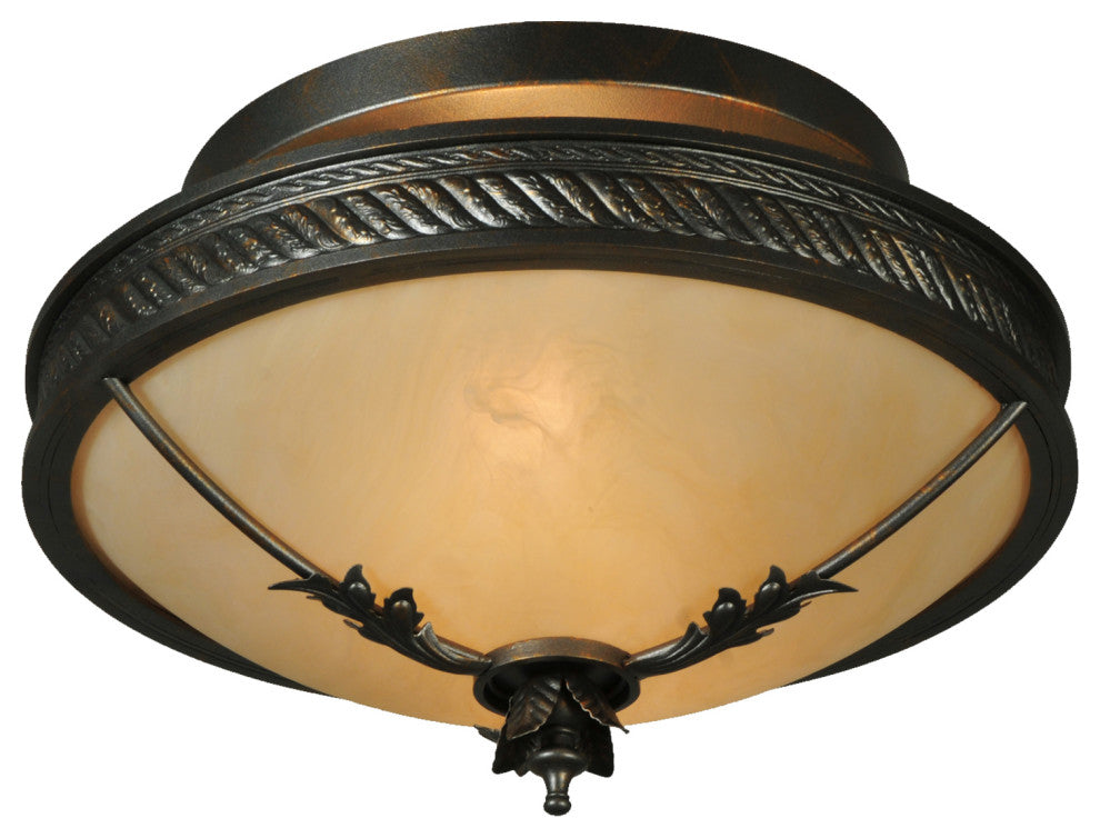 15W Hoja Semi-Flushmount