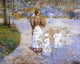 Frederick Childe Hassam Spring in Central Park (Springtime) Canvas Print