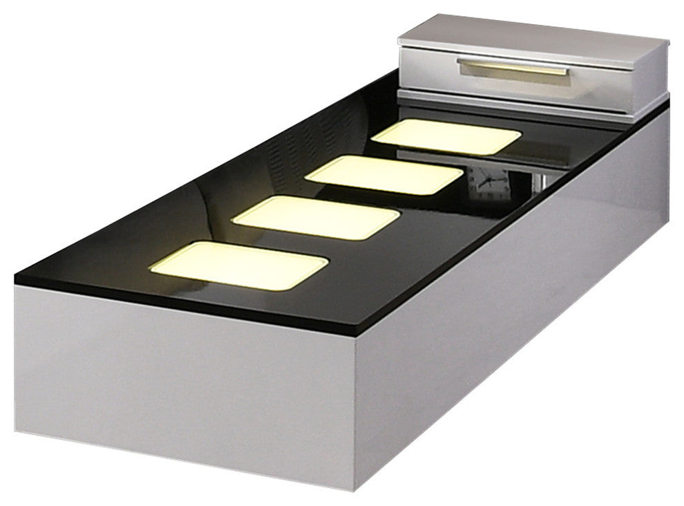 Bahamas 6-Piece Platform Bedroom Set With Module Platform Stand, Eastern King