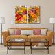 Fall Ink XVI, Canvas Wall Art 2-Piece Canvas Art Set, 20"