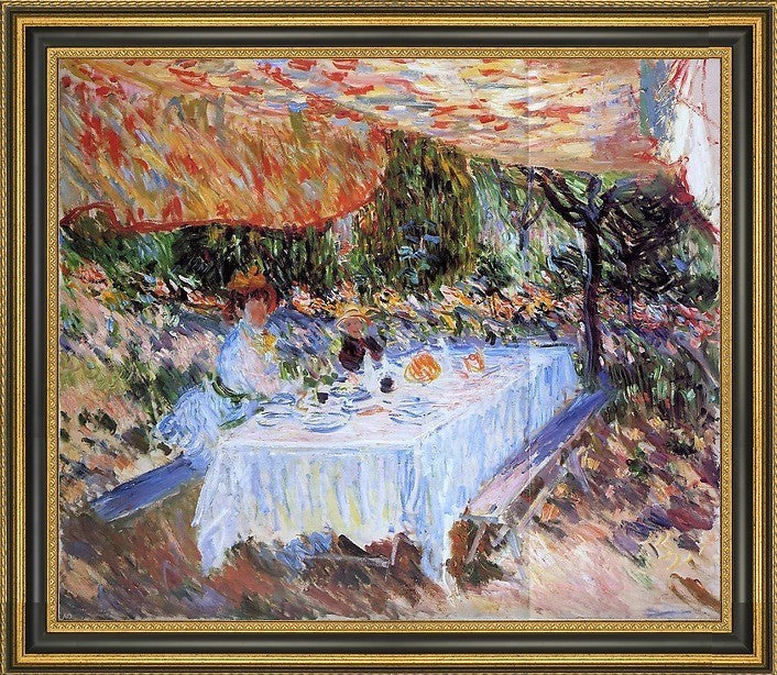 Claude Oscar Monet Luncheon under Canopy
