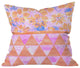 Deny Designs Dash And Ash Flora Fiesta 1 Outdoor Throw Pillow