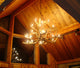 Elk, Fallow Deer Antler Chandelier Light, Extra Large, No Shades